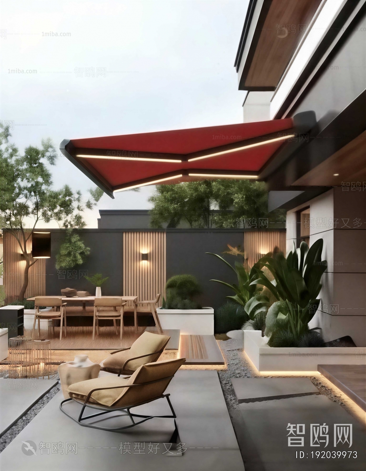 Modern Courtyard/landscape