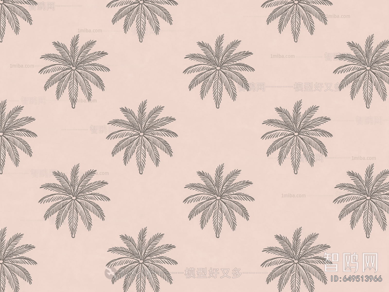 Animal And Plant Pattern Wallpaper