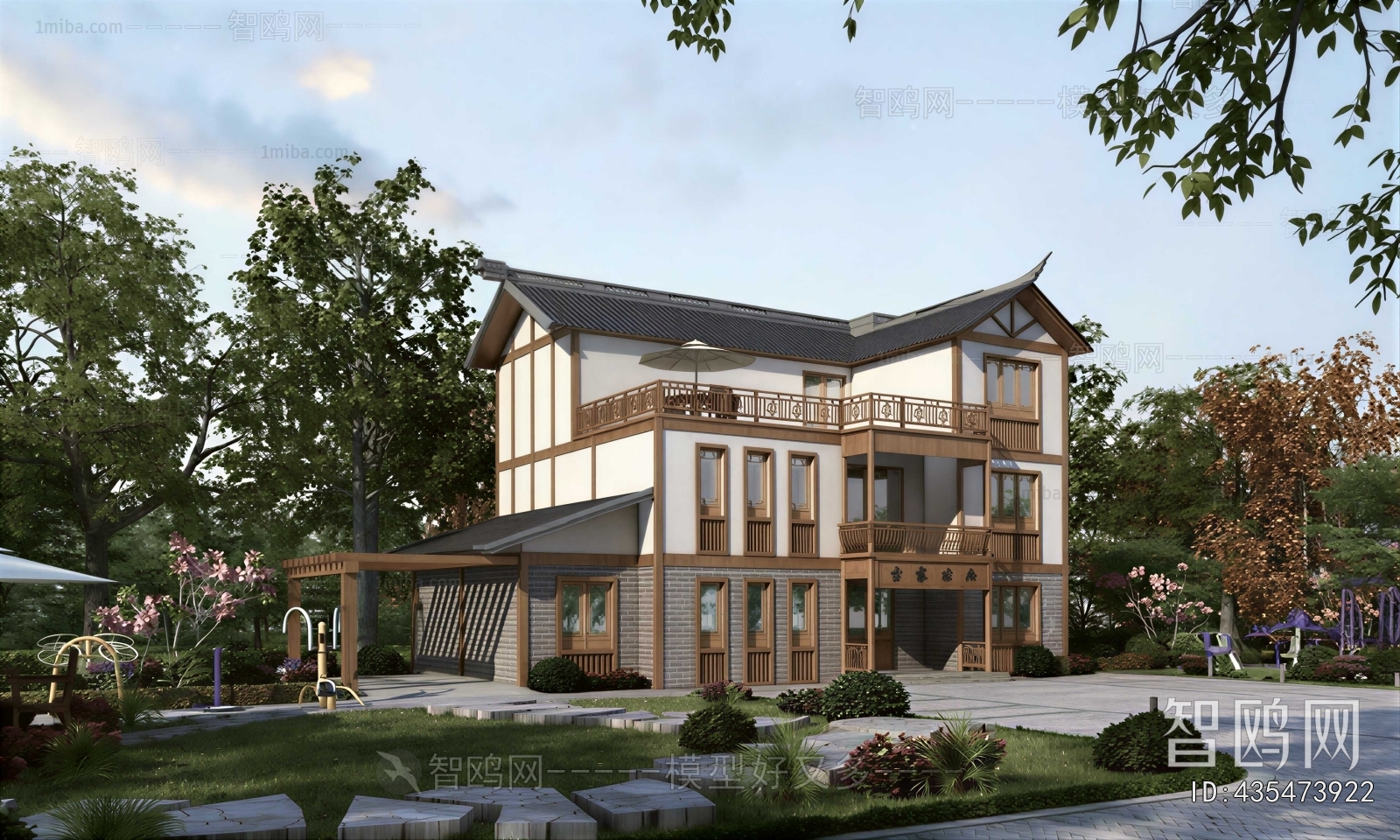 New Chinese Style Residential Building