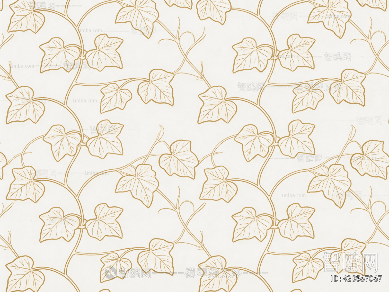 Animal And Plant Pattern Wallpaper