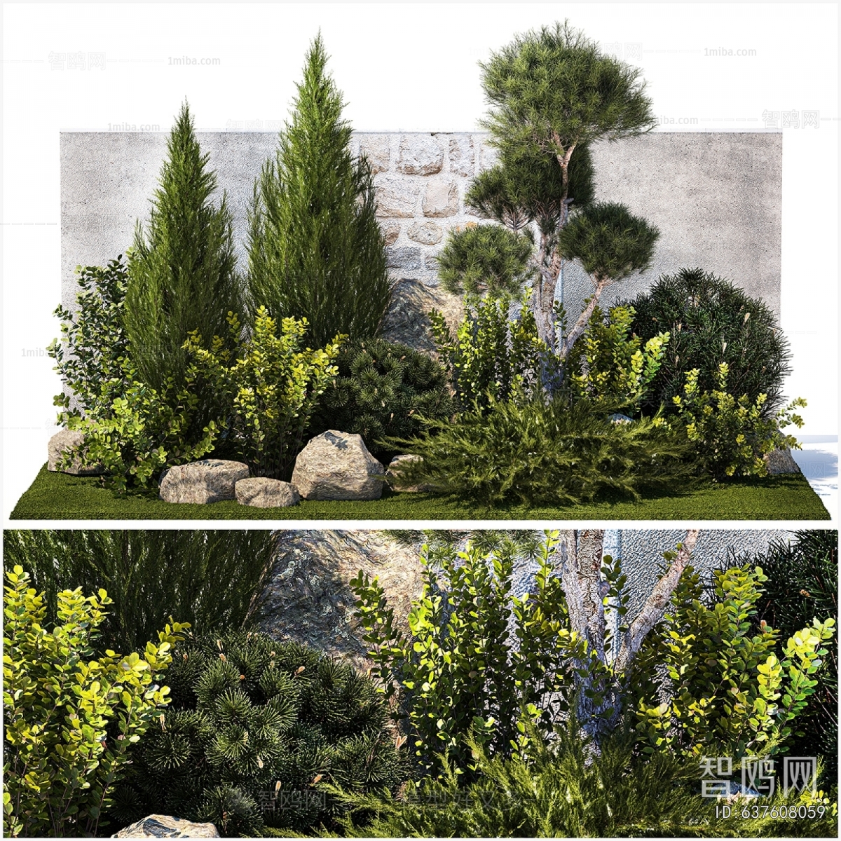 Modern Shrubbery