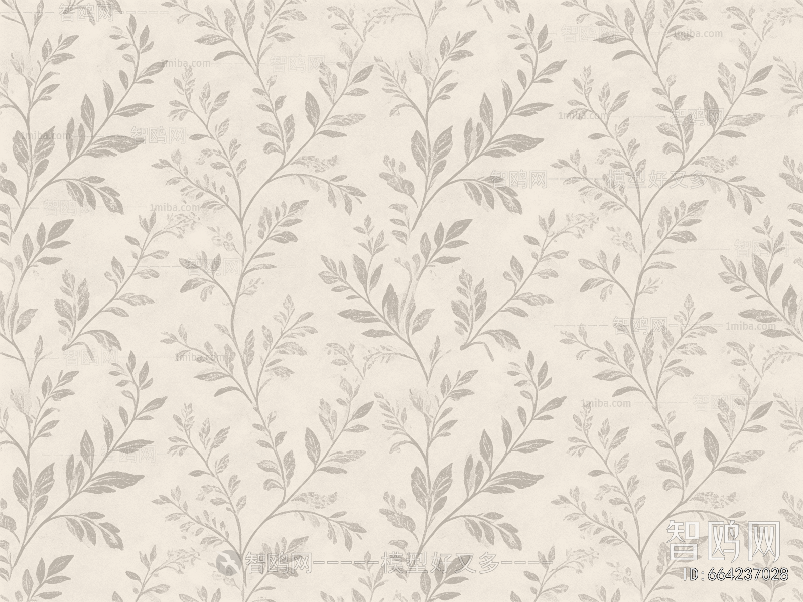 Animal And Plant Pattern Wallpaper