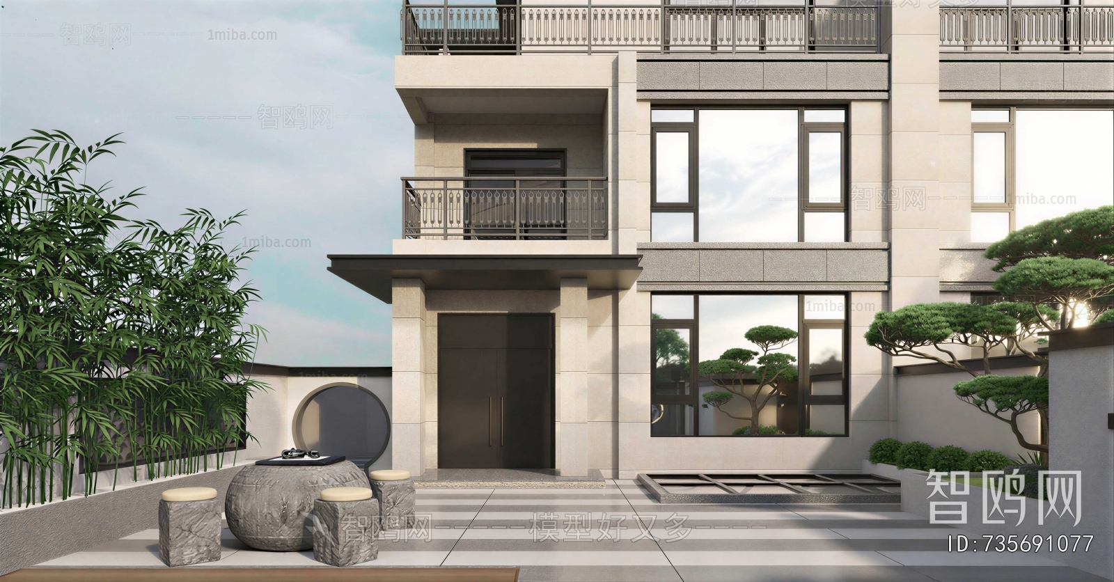 New Chinese Style Detached Villa