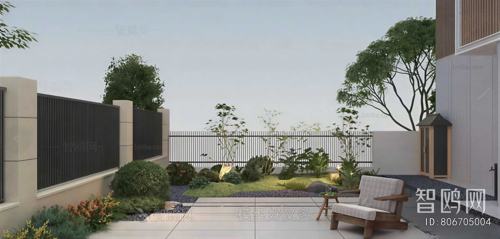Modern Courtyard/landscape