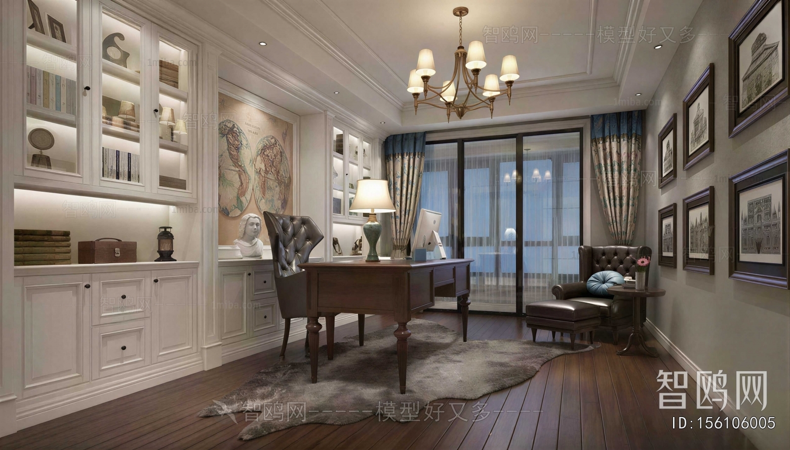American Style Study Space
