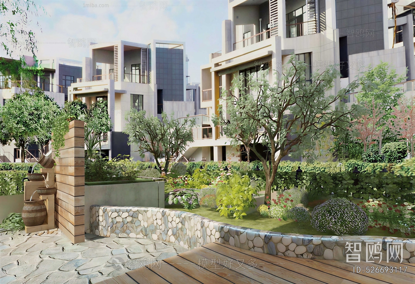 Modern Courtyard/landscape
