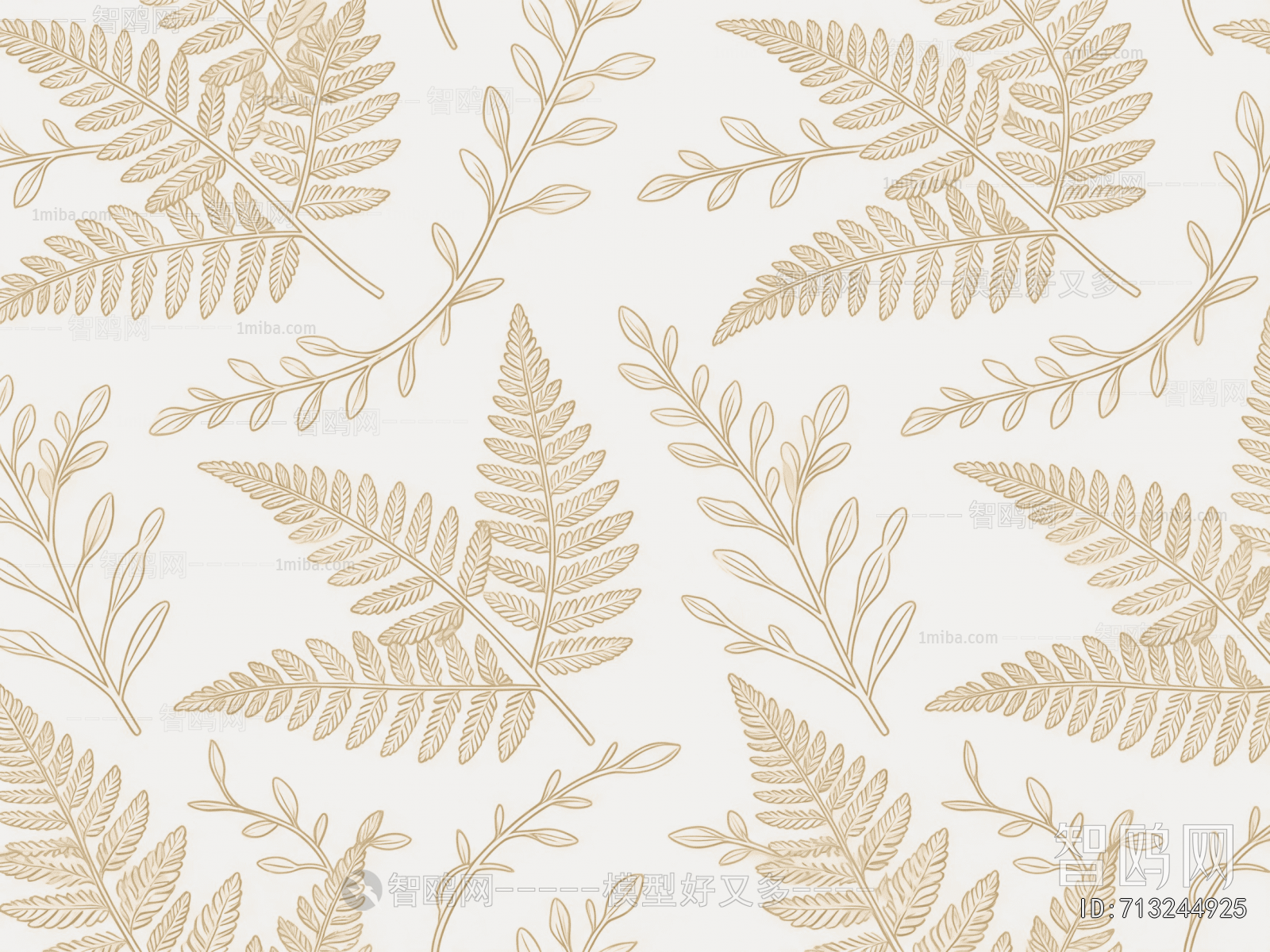 Animal And Plant Pattern Wallpaper