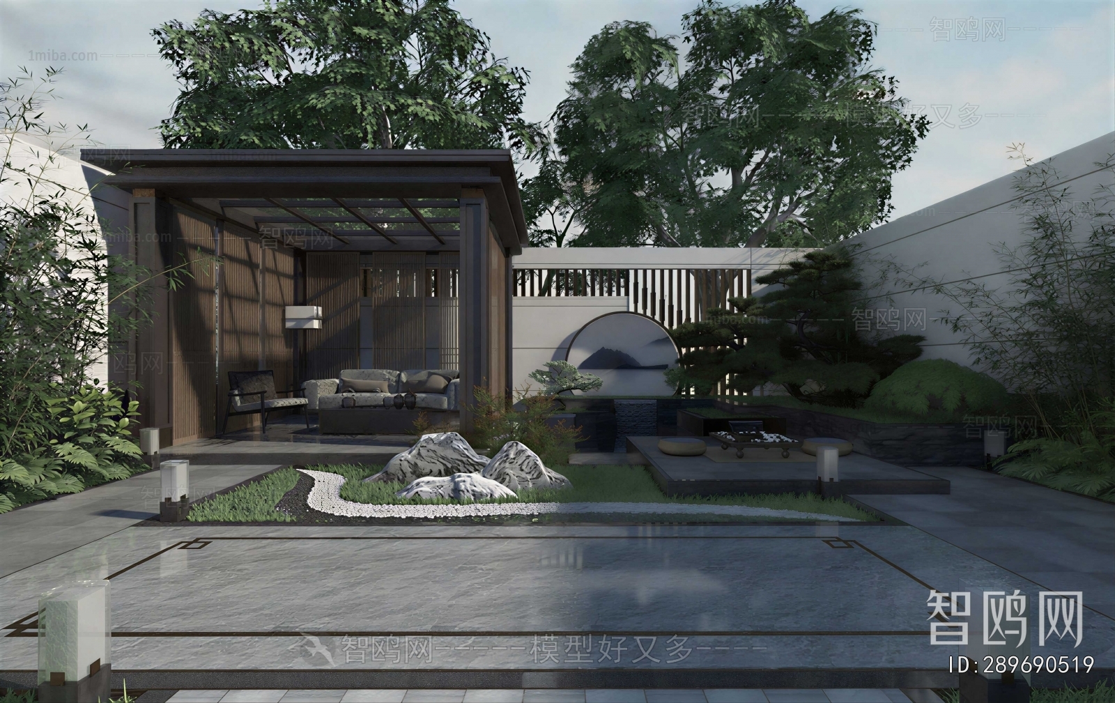 New Chinese Style Courtyard/landscape