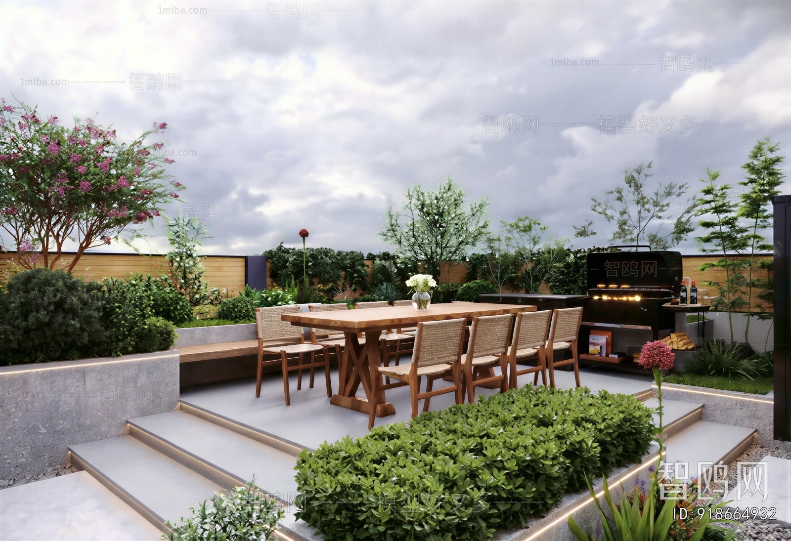 Modern Courtyard/landscape
