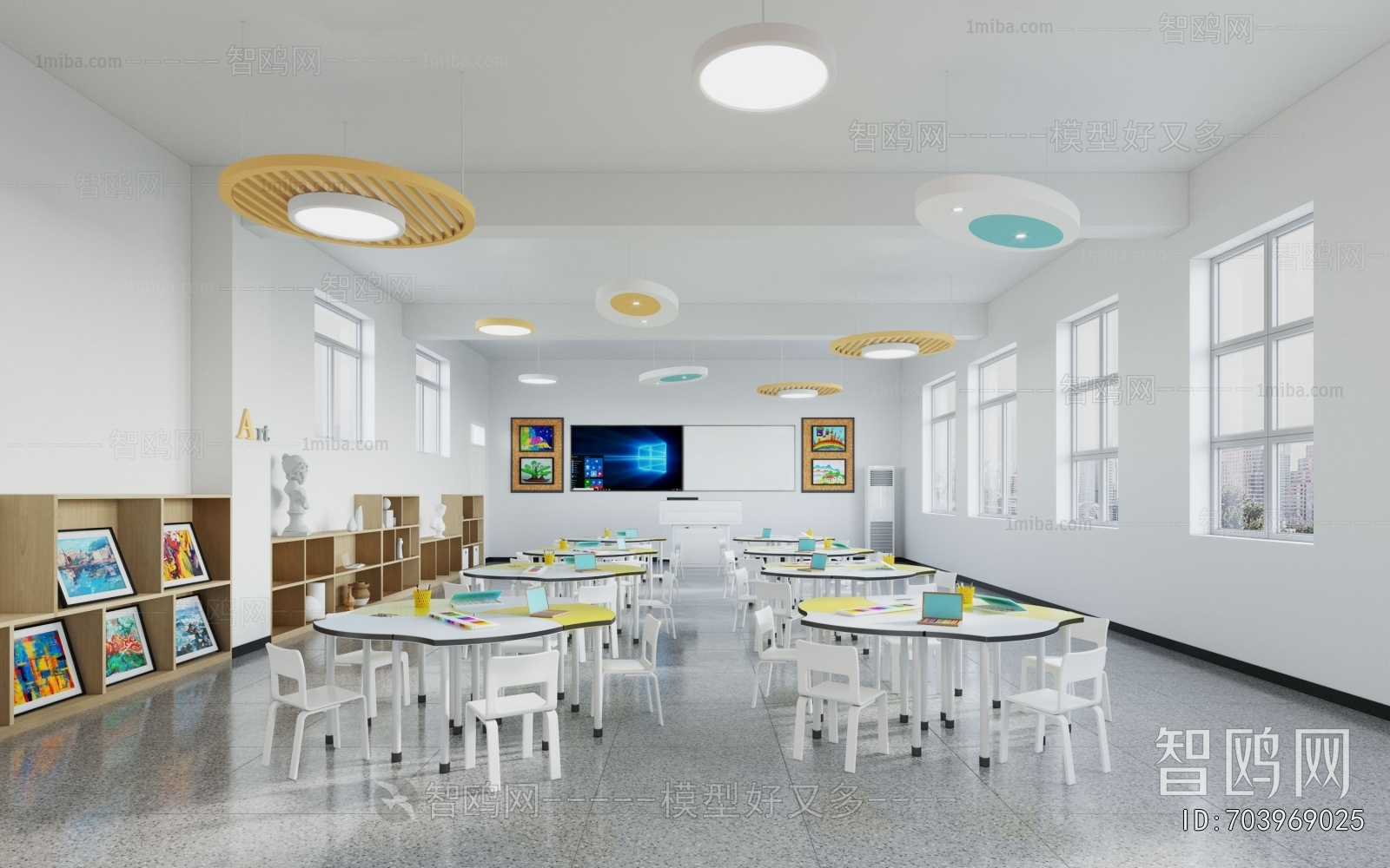 Modern School Classrooms
