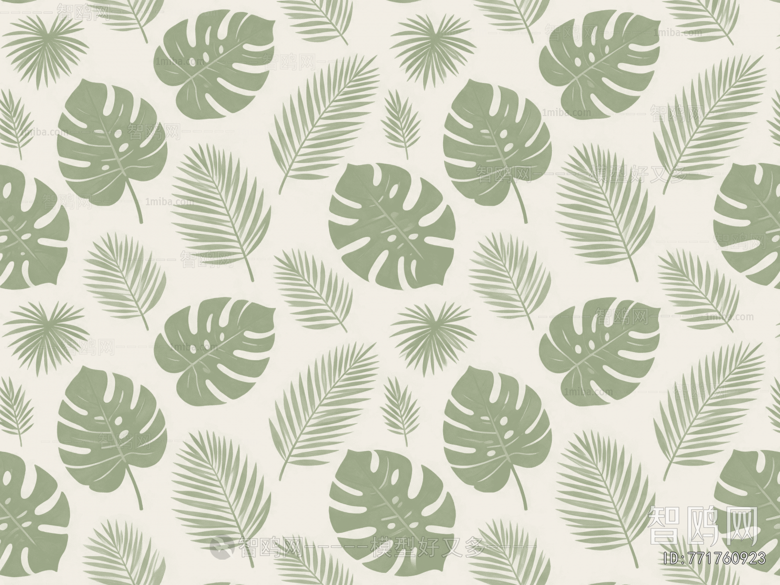 Animal And Plant Pattern Wallpaper