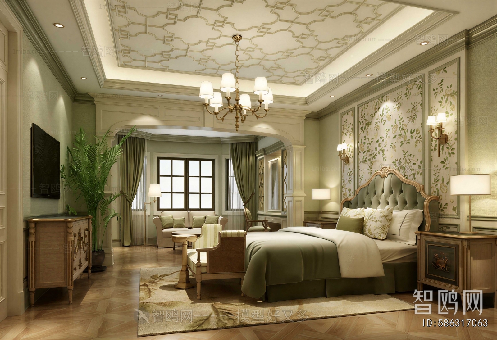 European Style Bedroom
