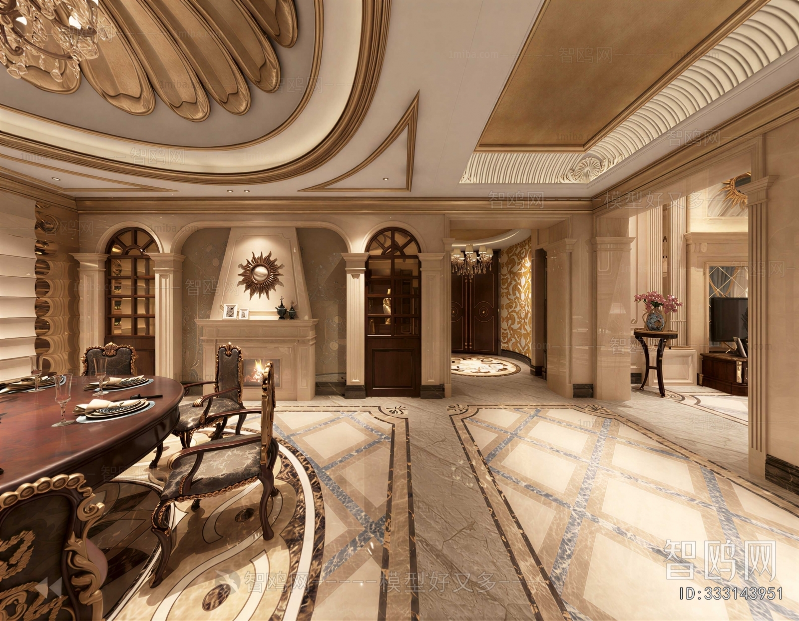 European Style Dining Room