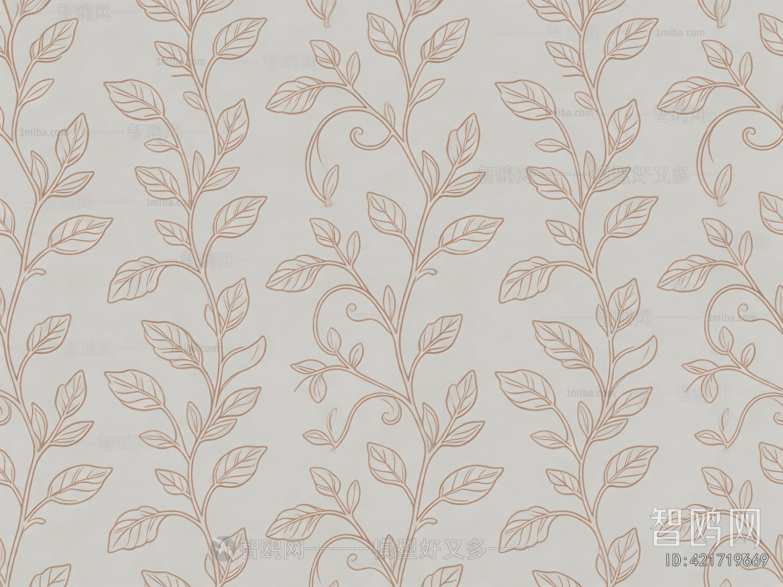 Animal And Plant Pattern Wallpaper
