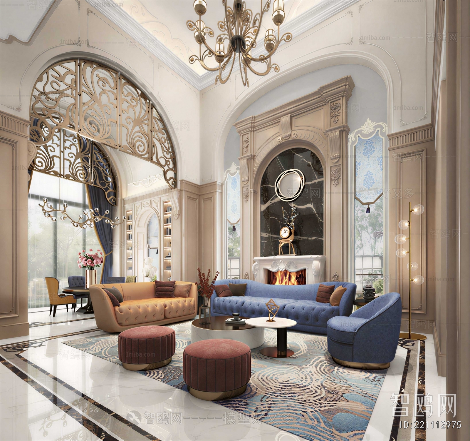 European Style A Living Room