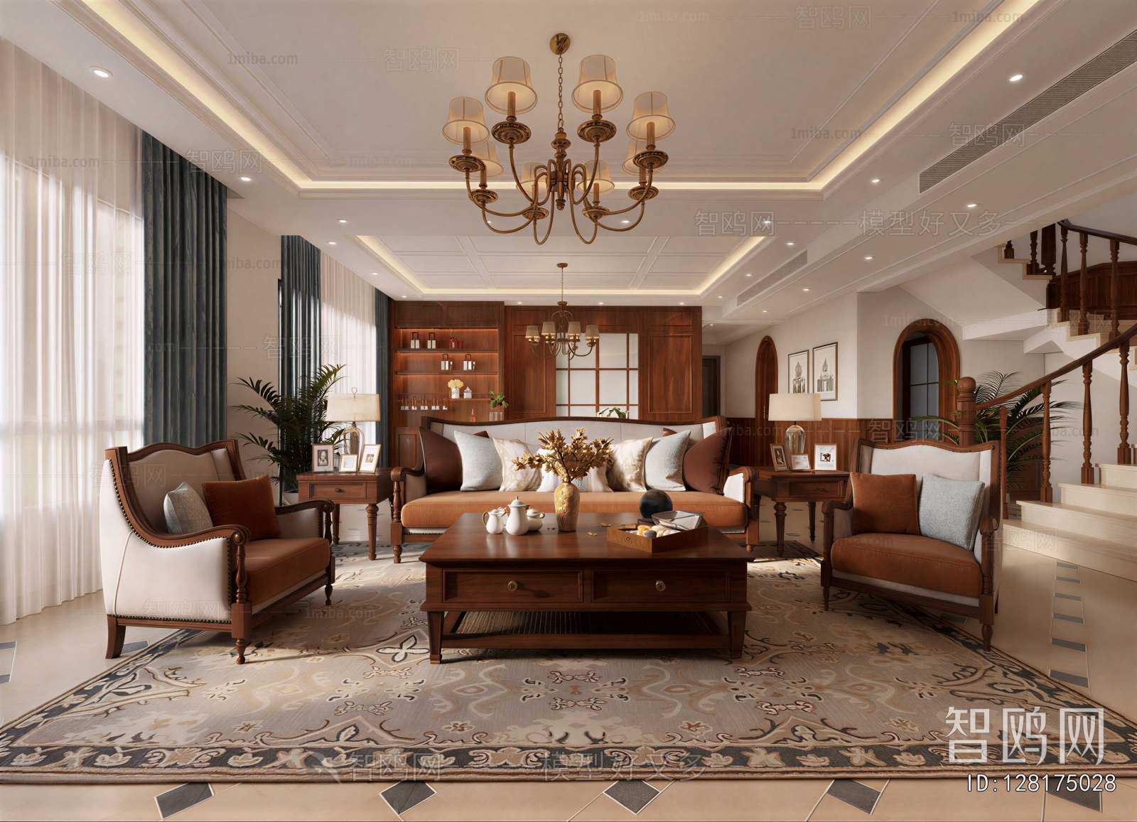 American Style A Living Room