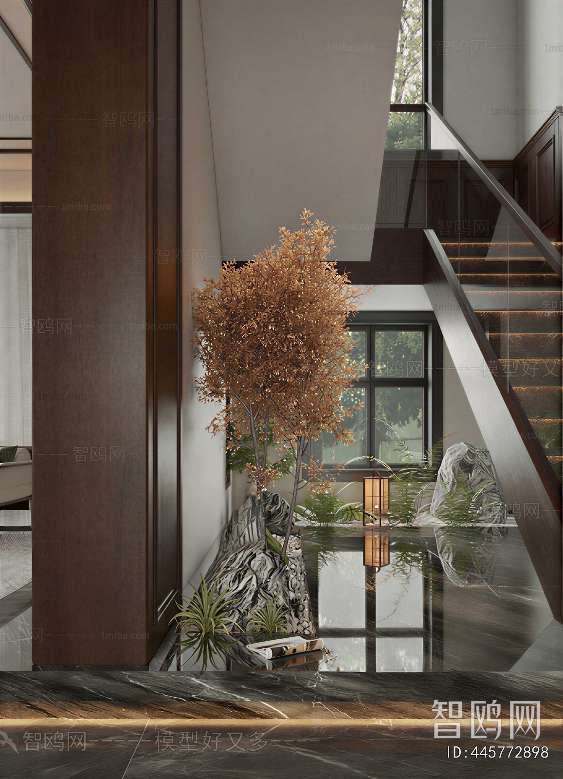 New Chinese Style Stairwell