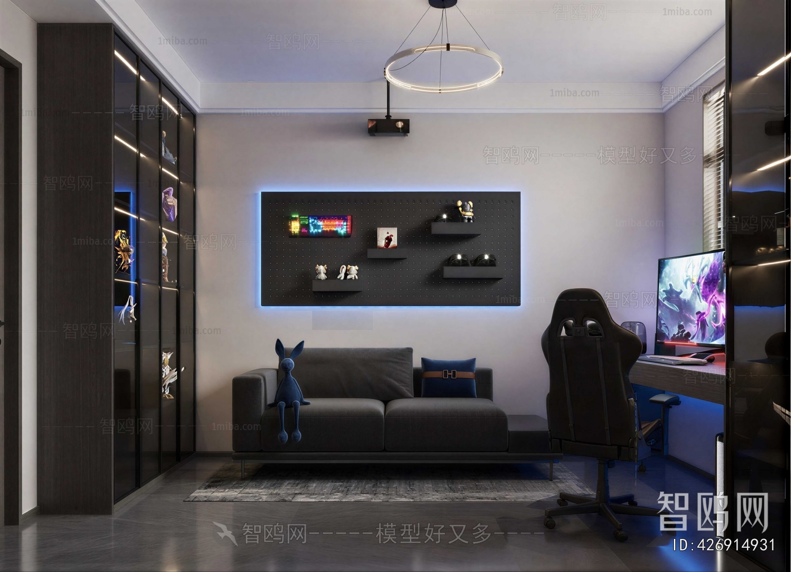 Modern E-sports Room