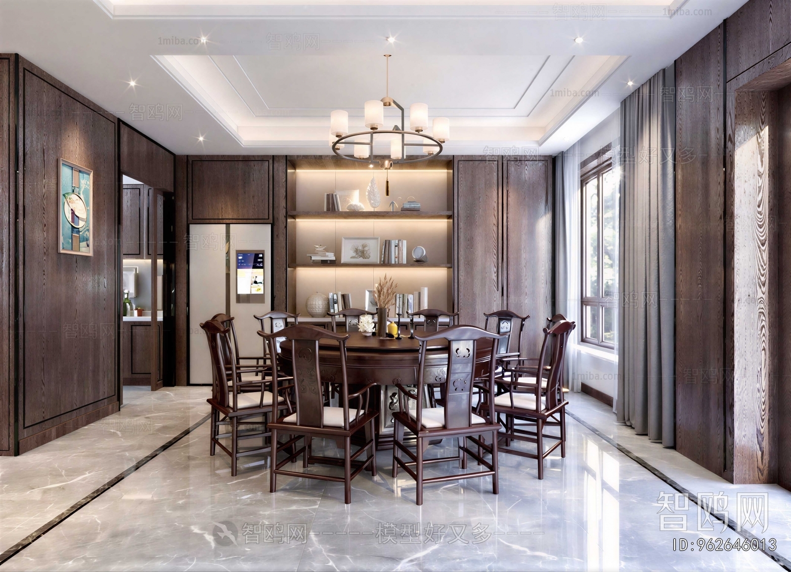 New Chinese Style Dining Room