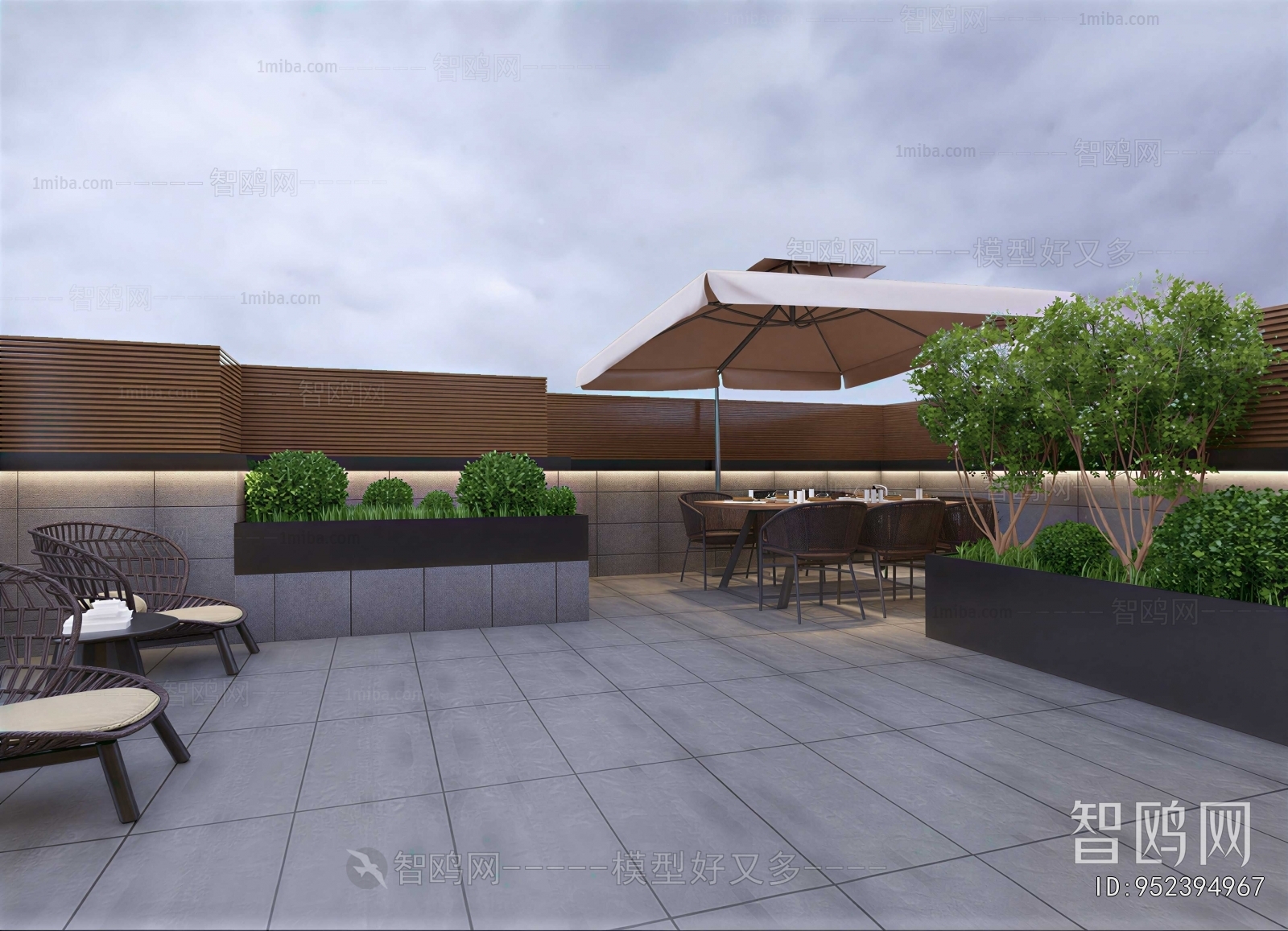 Modern Terrace