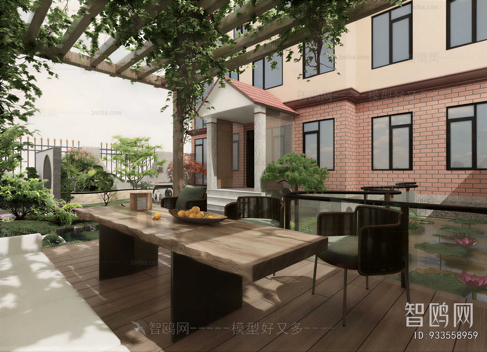Modern Courtyard/landscape