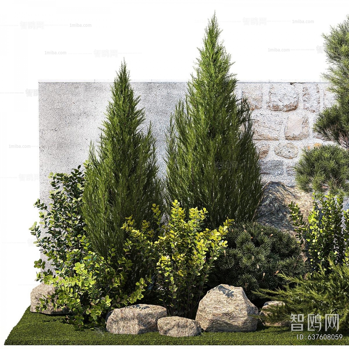 Modern Shrubbery