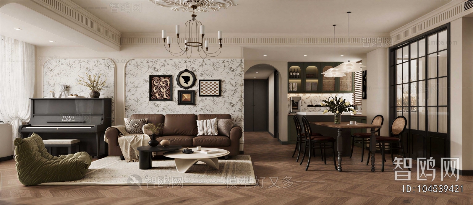 French Style A Living Room