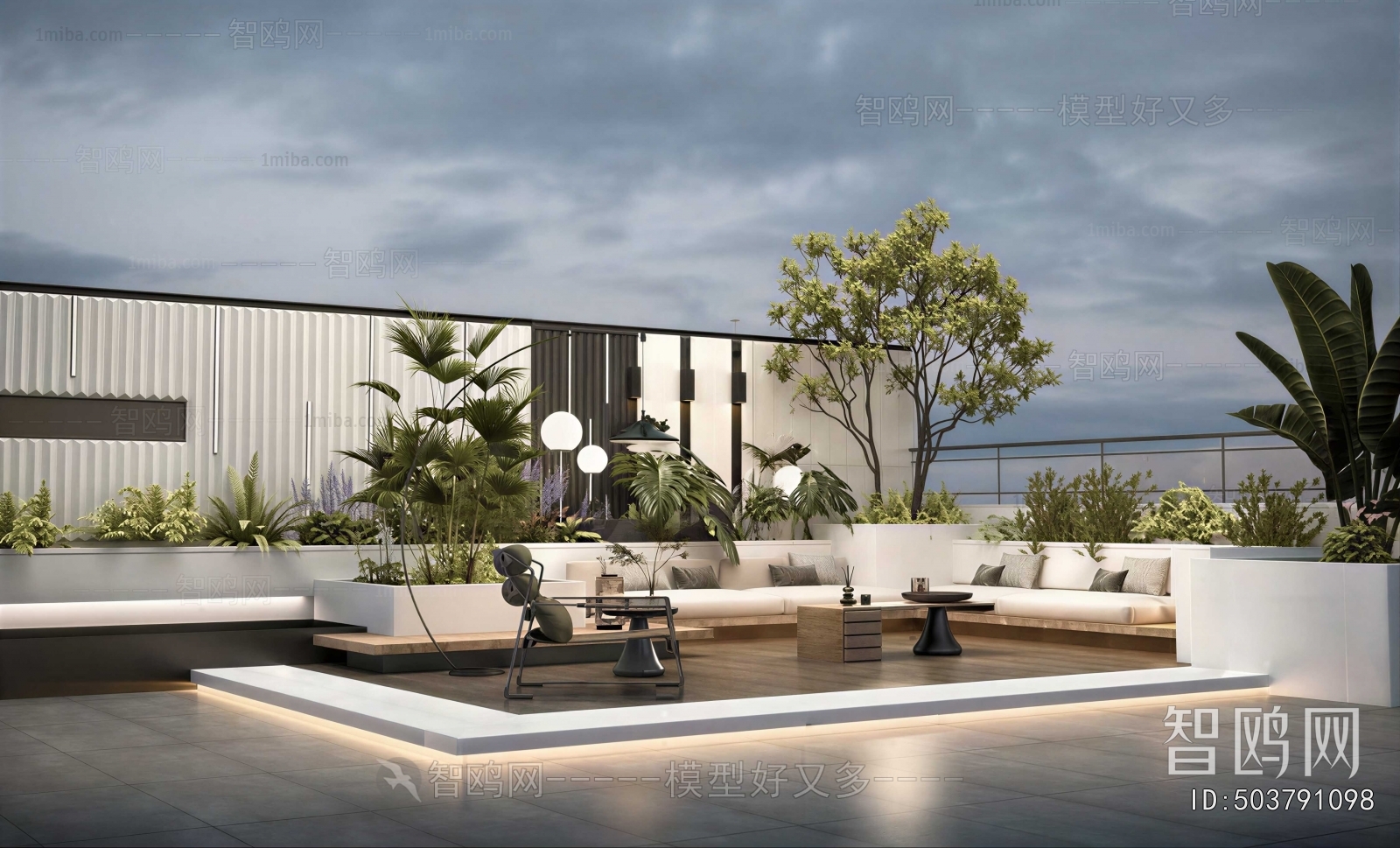 New Chinese Style Courtyard/landscape