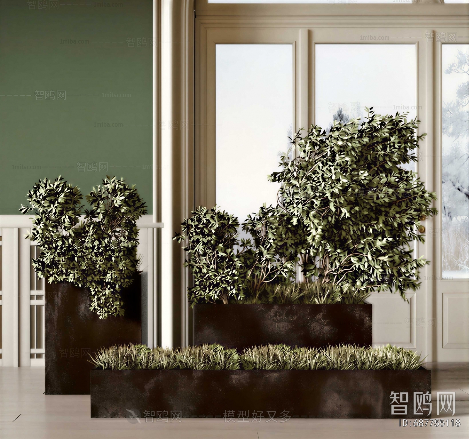 Modern Flower Bed, Flower Bowl, Flower Box