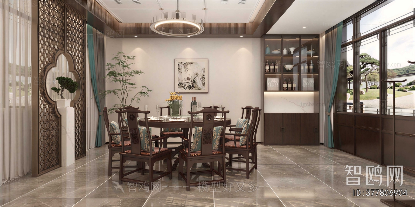 Chinese Style Dining Room