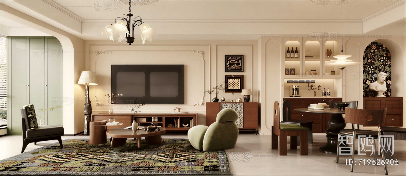 French Style A Living Room