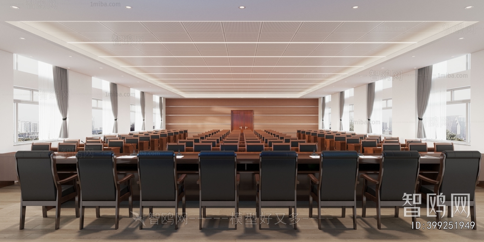 New Chinese Style Meeting Room