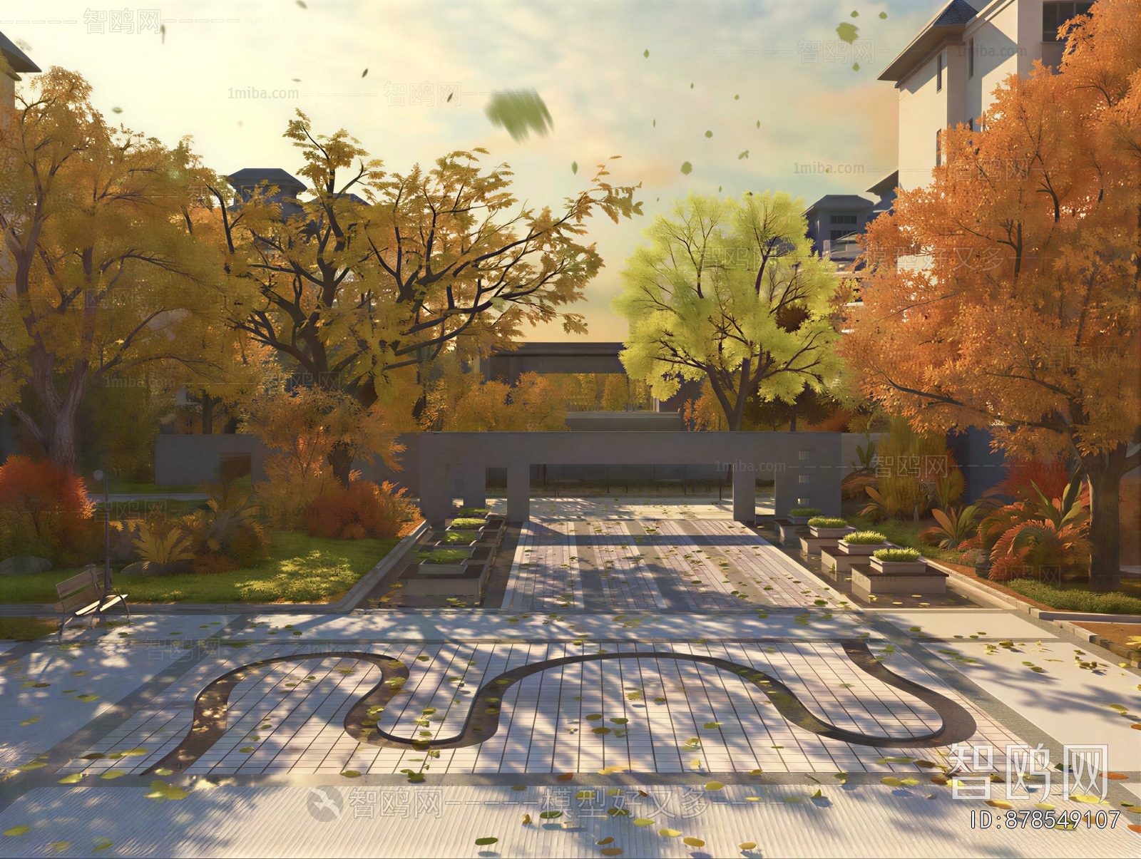 Modern Courtyard/landscape