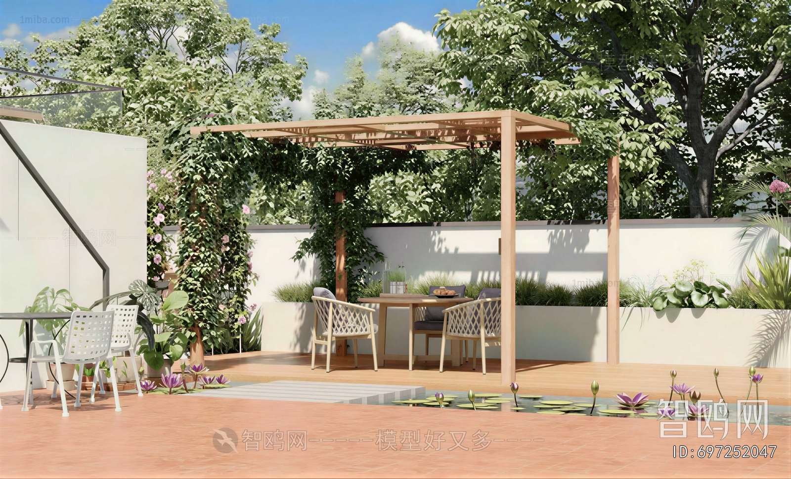 Modern Courtyard/landscape