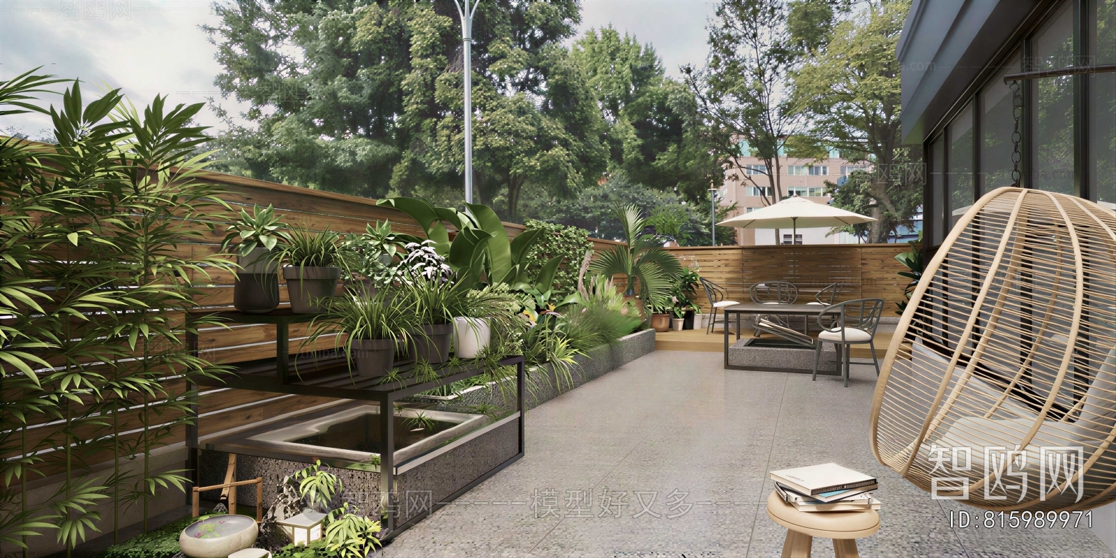 Modern Courtyard/landscape
