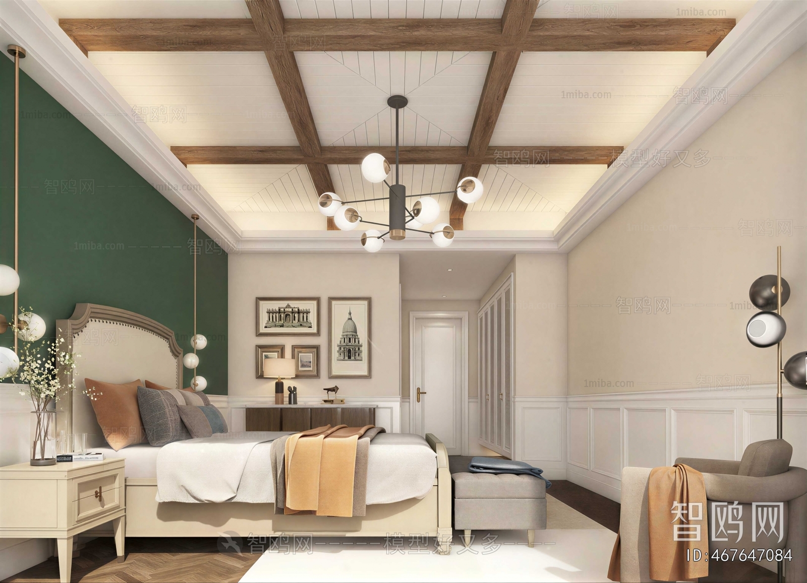 American Style Bedroom