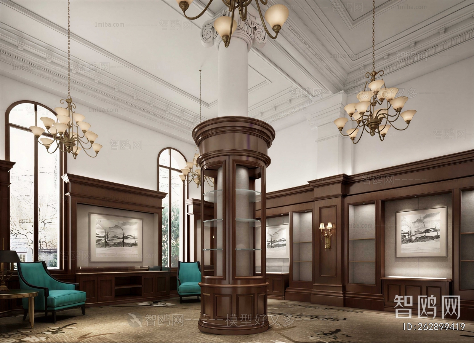 European Style Office Reception Desk