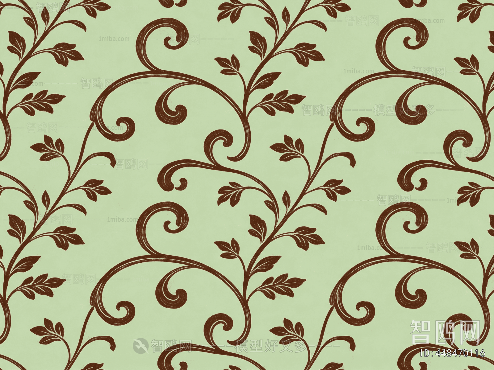 Animal And Plant Pattern Wallpaper