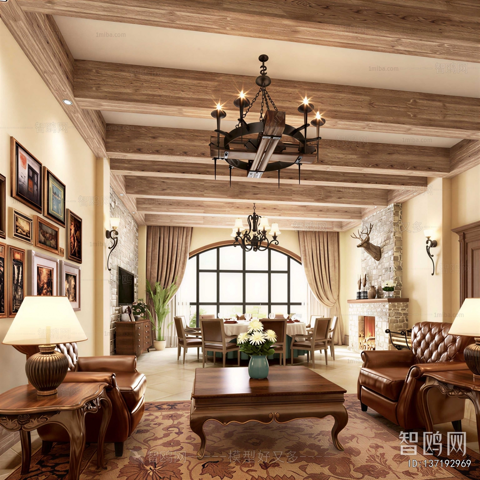 American Style A Living Room