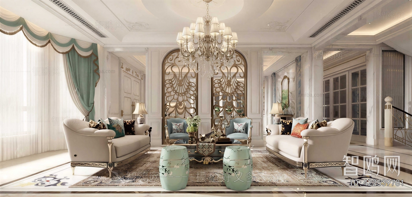 European Style A Living Room