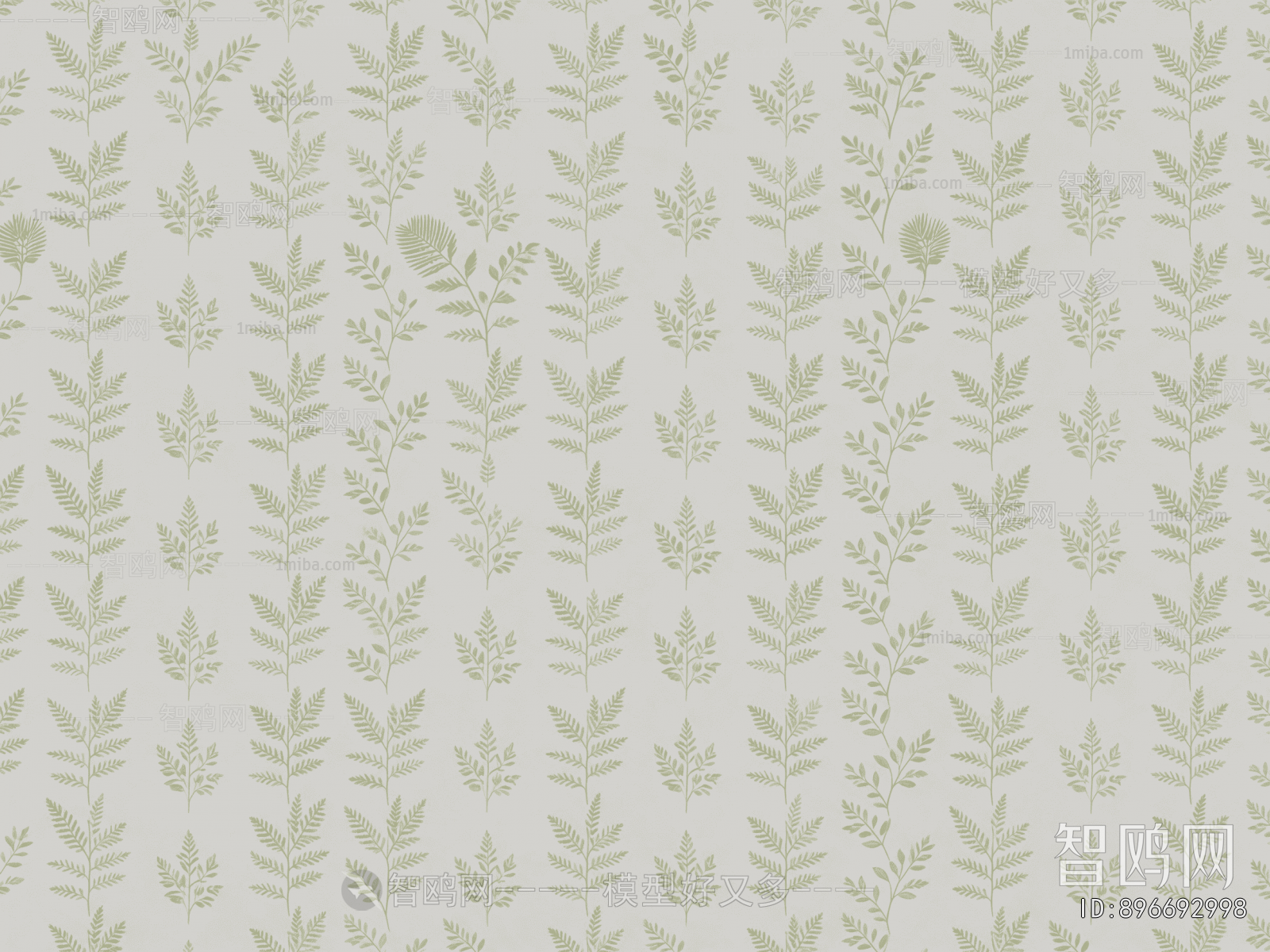 Animal And Plant Pattern Wallpaper