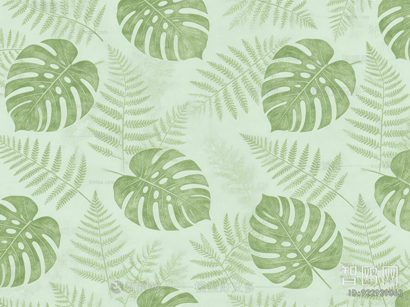 Animal And Plant Pattern Wallpaper