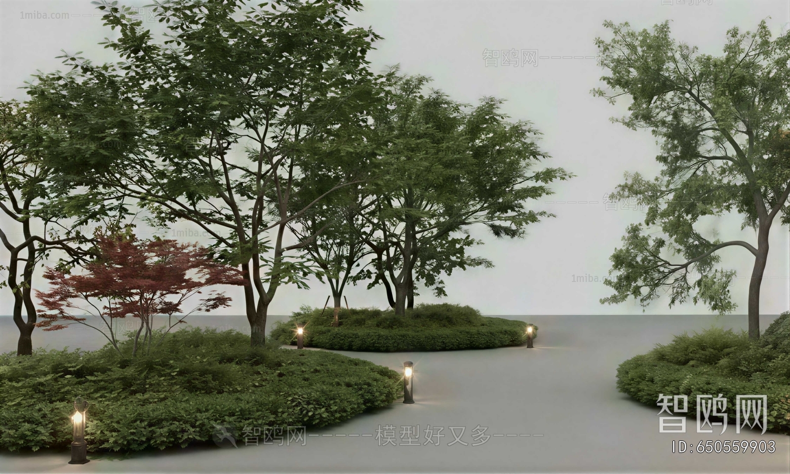 Modern Courtyard/landscape
