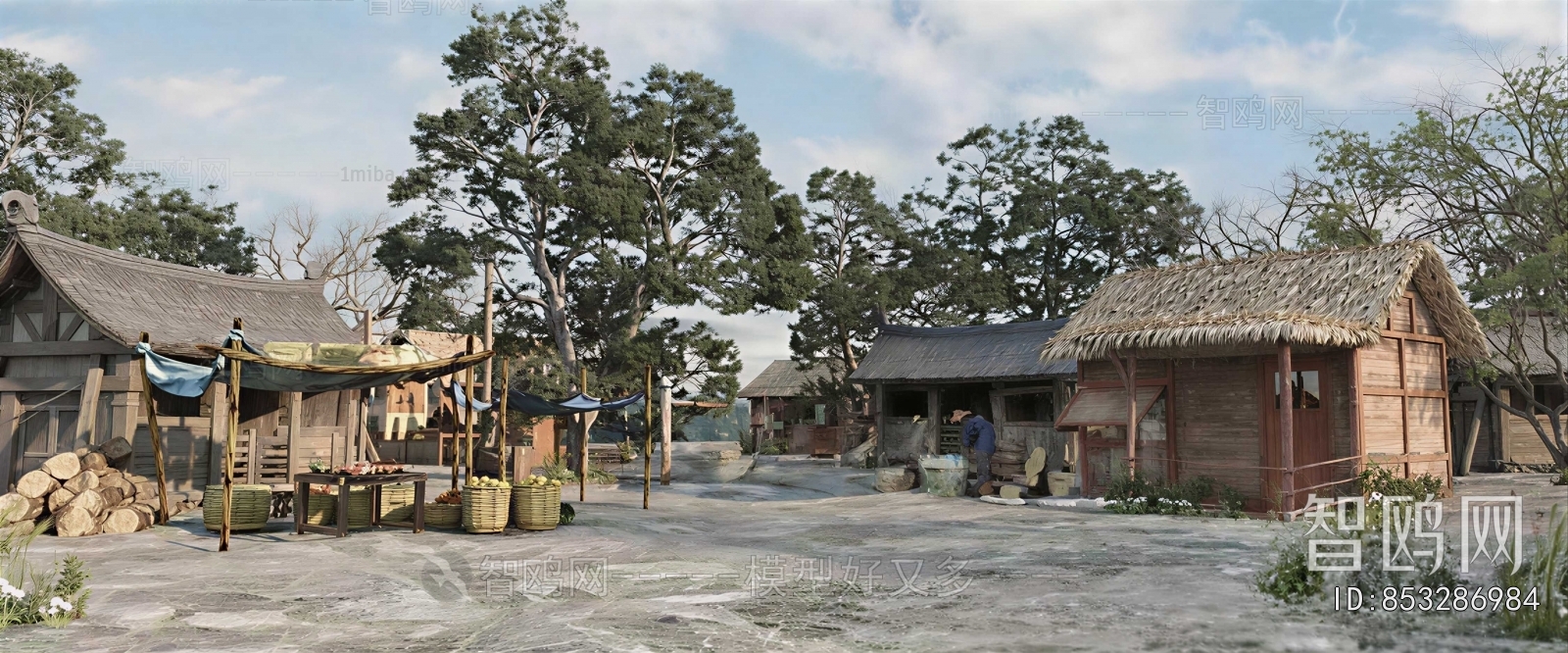 Country Style Courtyard/landscape