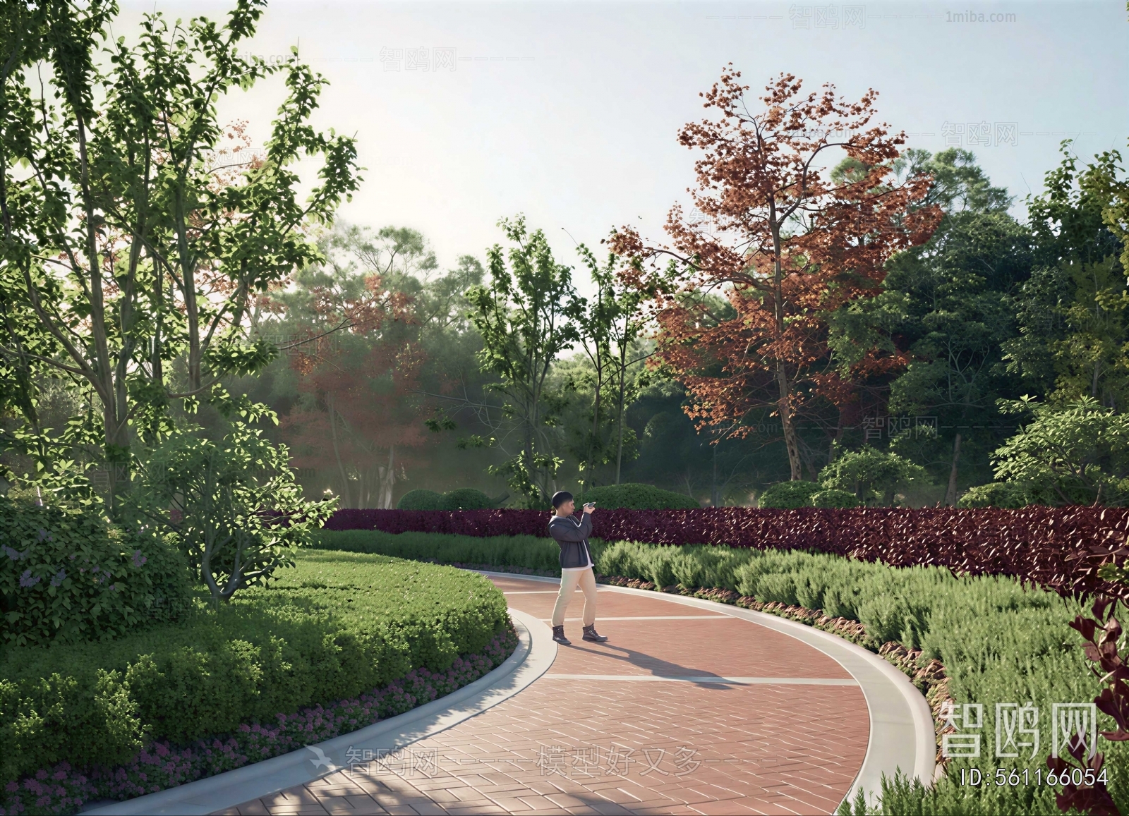 Modern Park Landscape