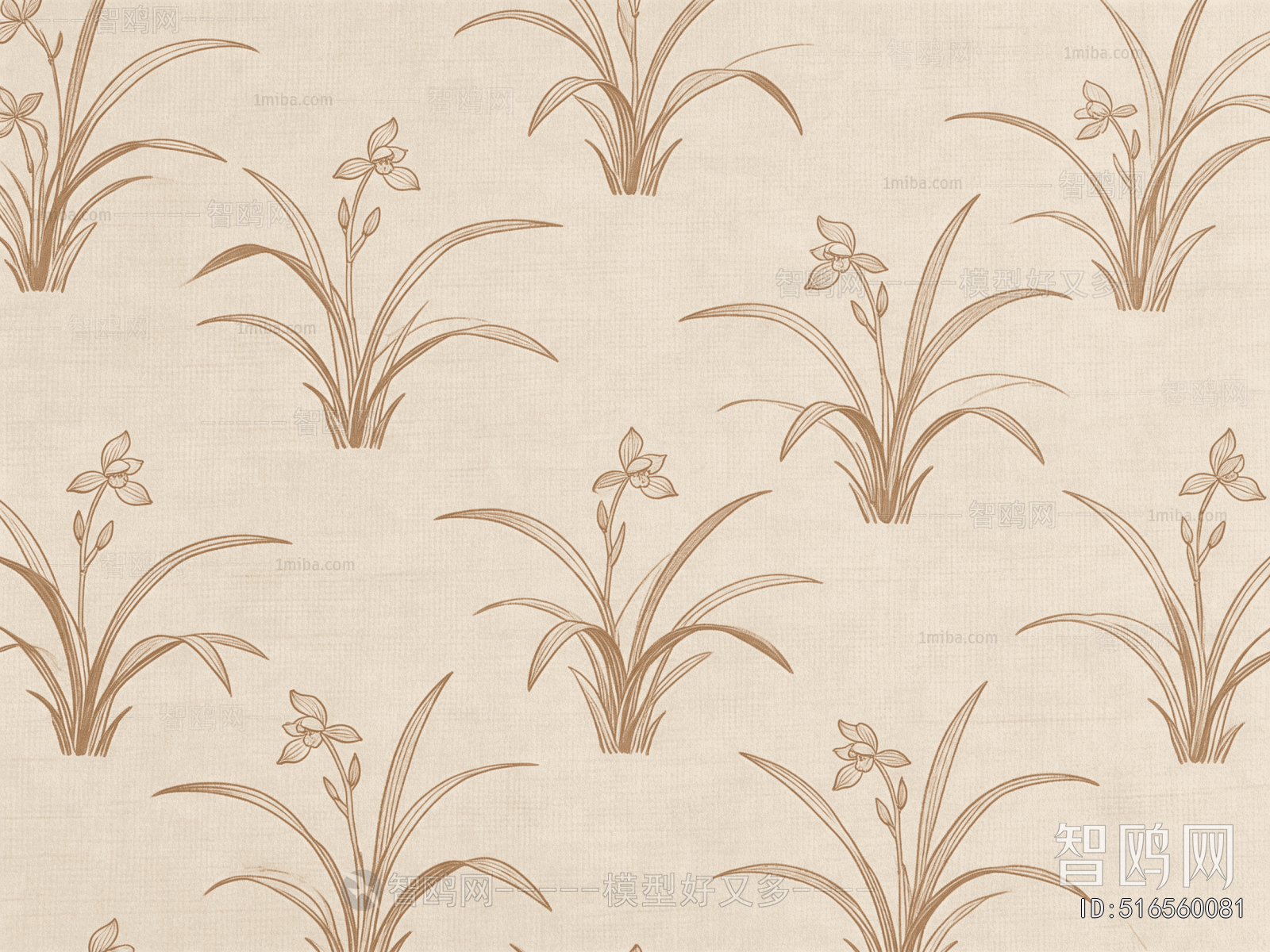 Animal And Plant Pattern Wallpaper