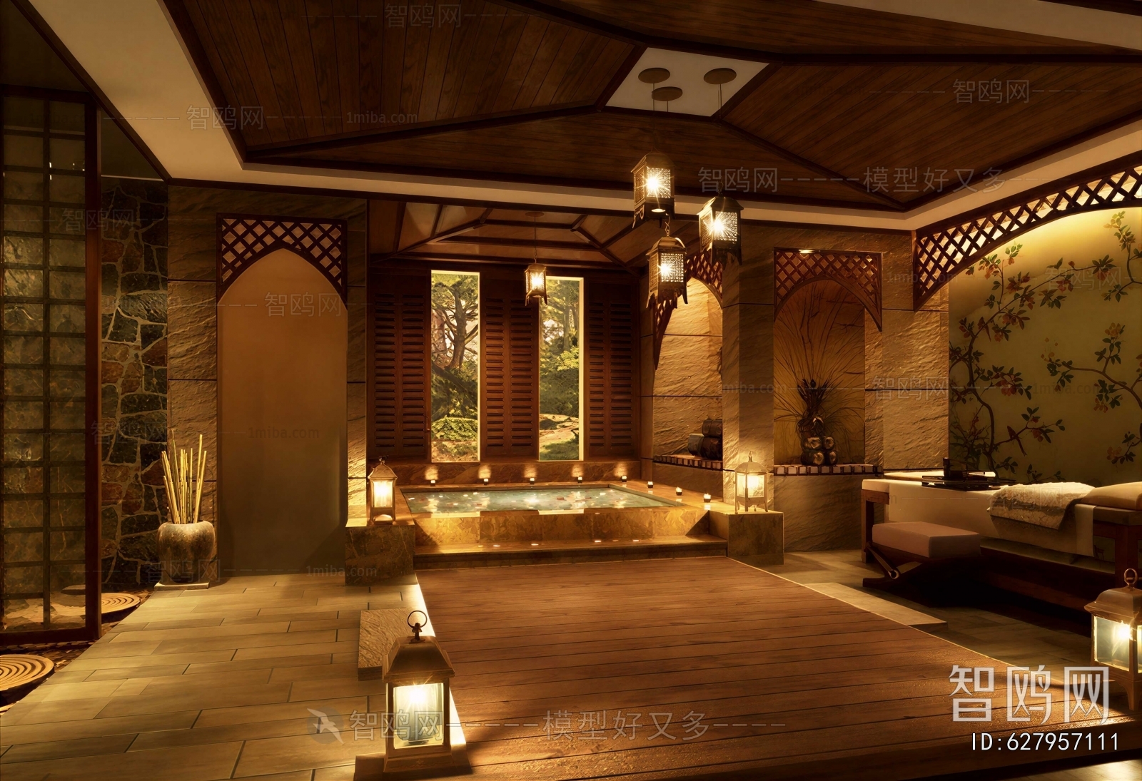 New Chinese Style SPA Foot Bath