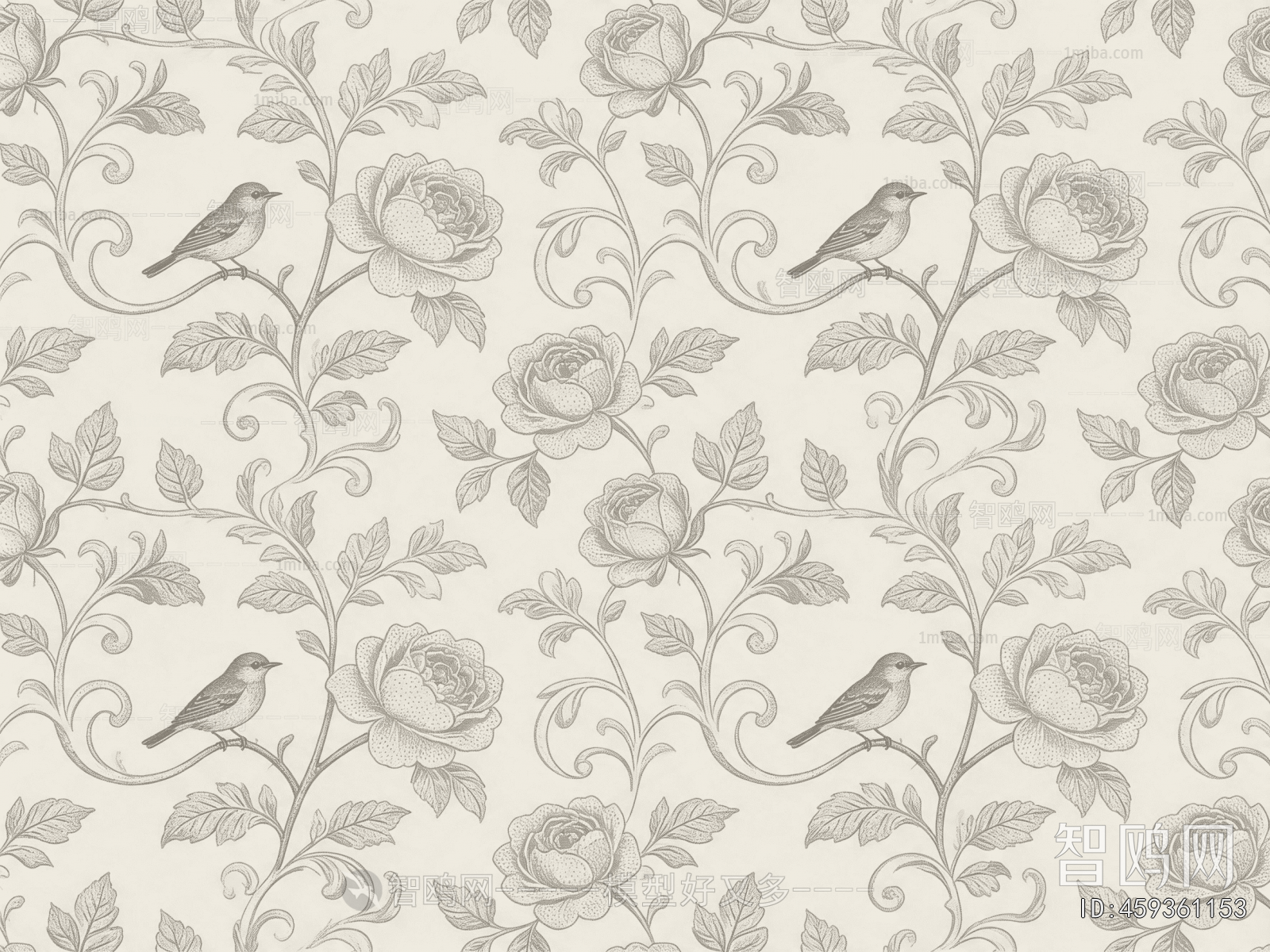 Animal And Plant Pattern Wallpaper