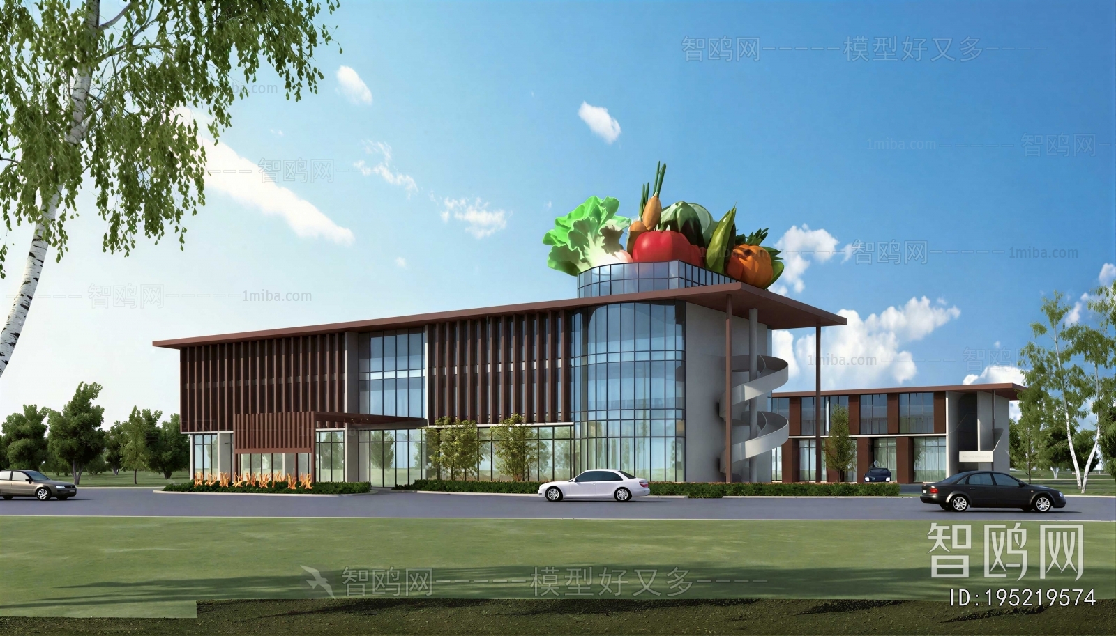 Modern Appearance Of Commercial Building