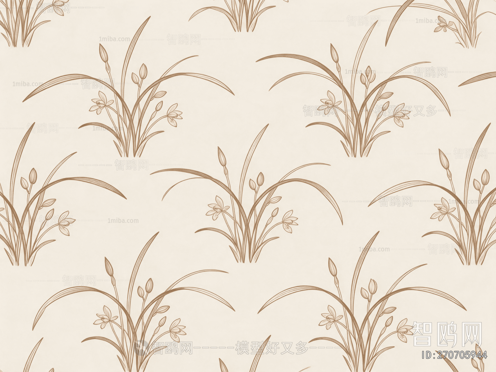 Animal And Plant Pattern Wallpaper
